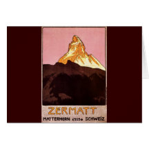 Zermatt Switzerland Greeting Cards