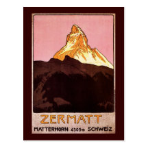 Zermatt Switzerland Postcard