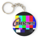 Zero Activity Dead Signal No Reception TV keychains