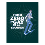 ZERO TO GAY IN 3 SECONDS - posters