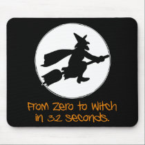 Zero to Witch Silhouette Style mousepads