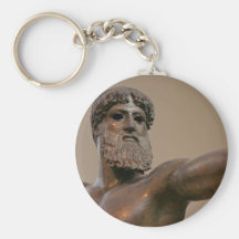 Zeus bronze statue in Athens Greece Key Chains