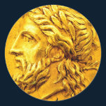 Zeus Gold Coin Rewards Sticker