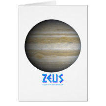 Zeus - Jupiter - God of Old Card