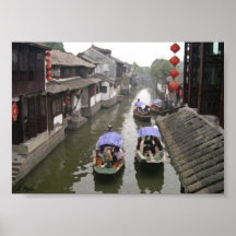 Zhouzhuang, la Venise de la Chine Oils Atwork Impresiones
