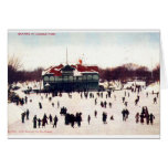ZHR0030 1908 Vintage Skating at Lincoln Park, Chic cards