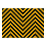 Zig Zag Hazard Striped Invitations