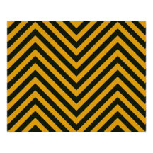 Zig Zag Hazard Striped Photo