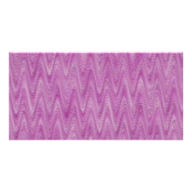 Zigzag de framboise - motif abstrait rose photocarte