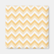 Zigzag in warm tan, beige and white. refrigerator magnets
