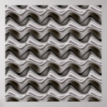 Zigzags de mercure affiches