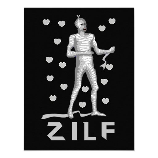 Zilf Zombie Personalized Invites