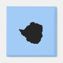 ZIMBABWE FRIDGE MAGNET