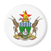 Zimbabwe Official Coat Of Arms Heraldry Symbol