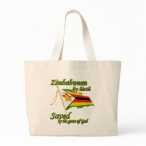 Zimbabwean by birth saved by the grace of God Tote Bag
