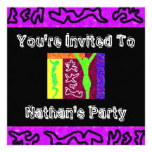Zing! ~ Party Personalized Invite