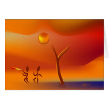 Zinglees ~ Moving On Greeting Card