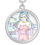 Zinhia pendentive Collar manga siren Necklace