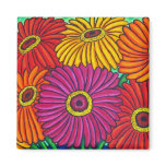 Zinnia Fiesta Colourful Magnet
