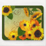 Zinnias and Sunflowers mouse pad