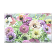 Zinnia's Gallery Wrapped Canvas