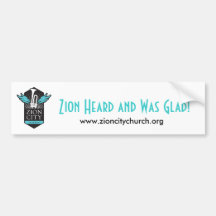 Zion City Bumper Sticker