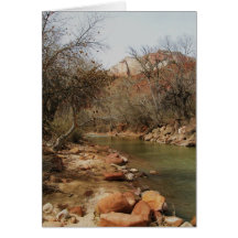 Zion River Greeting Cards