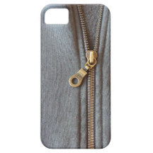 Zip (gray fabric) iPhone 5 cases