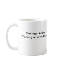 zipclub heart, The heart is fine.Working on my ... Mug