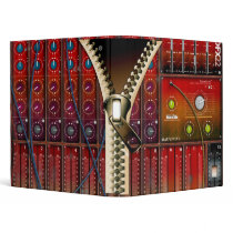 Zipper Vinyl Binder