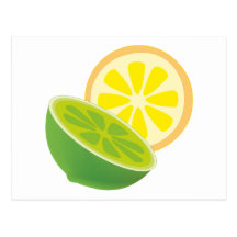 Zitrusfrüchte citrus fruits postkarte