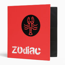 Zodiac 3 Ring Binders