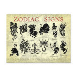 Zodiac (Astrological) signs Post Card