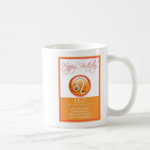 Zodiac Birthday Gift Mug - Leo
