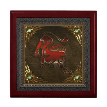 Zodiac Box - Leo Jewelry Boxes