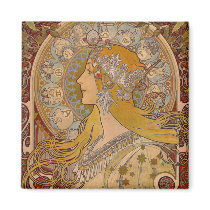 Zodiac By Mucha Magnet