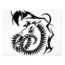Zodiac Capricorn Custom Invitation