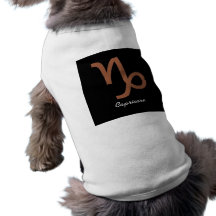Zodiac Capricorn Shirt Pet Tee Shirt