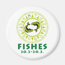 zodiac fishes kühlschrankmagnet