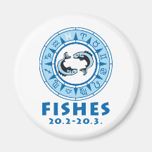 zodiac fishes magnete