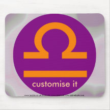 Zodiac Libra mousepad