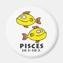 zodiac pisces kühlschrankmagnete