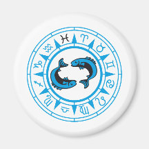 zodiac pisces magnete