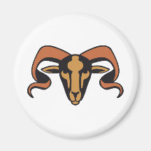 (zodiac) ram kühlschrankmagnet