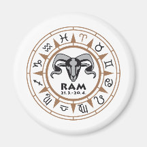 zodiac ram magnete