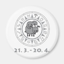 zodiac ram magnete