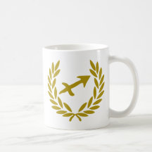 zodiac-sagittarius-laurel mug