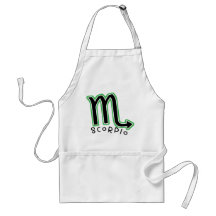 Zodiac Scorpio BBQ Apron