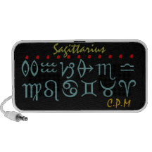 Zodiac Sign - Monogram Portable Speaker