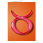 Zodiac sign Taurus cards